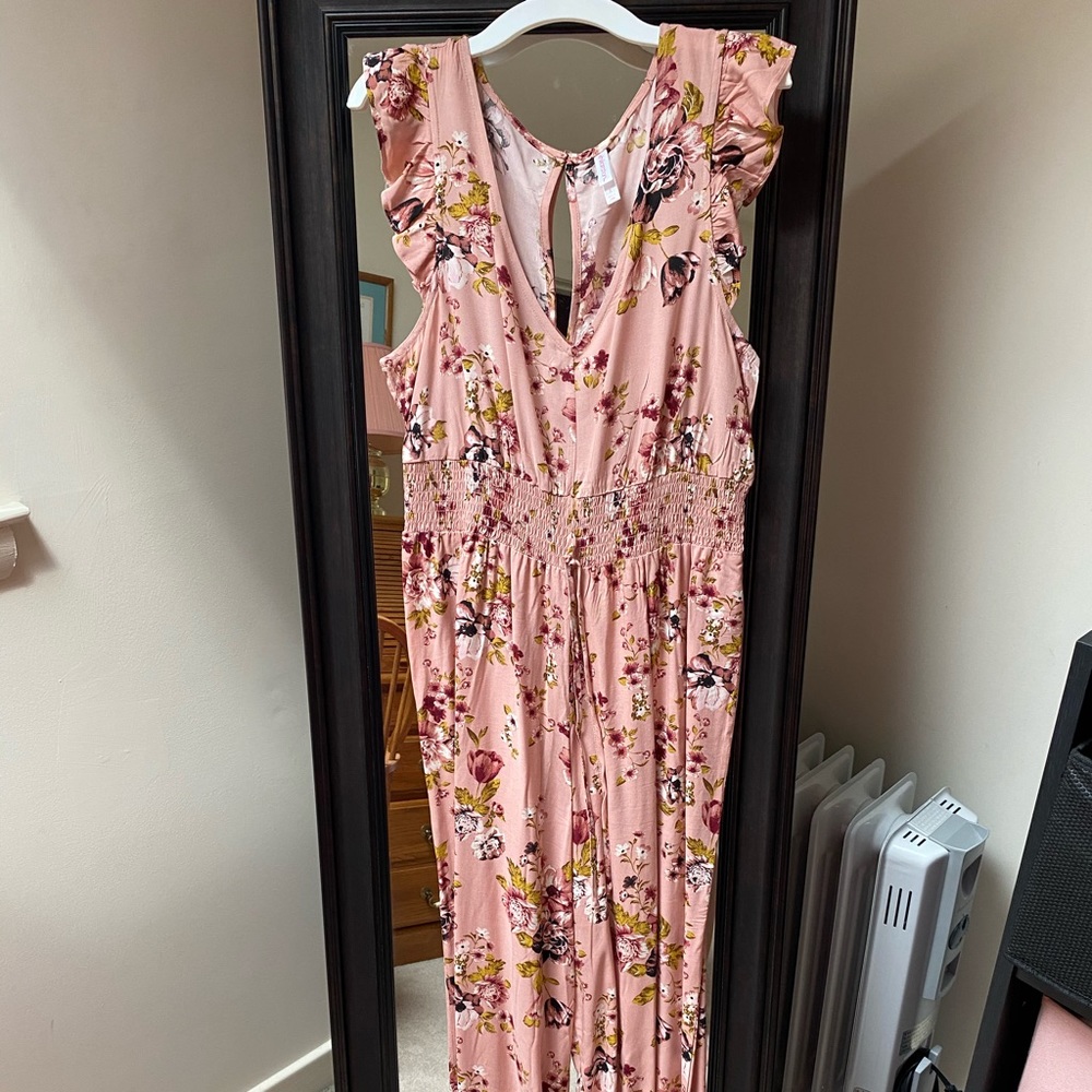 Floral jumpsuit
